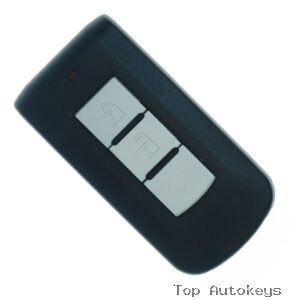 Black car key fob angled, showing three light-gray buttons with lock/unlock icons