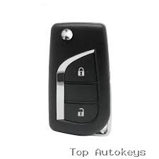 (433Mhz) 890700D330 Flip Remote Key For Toyota Yaris